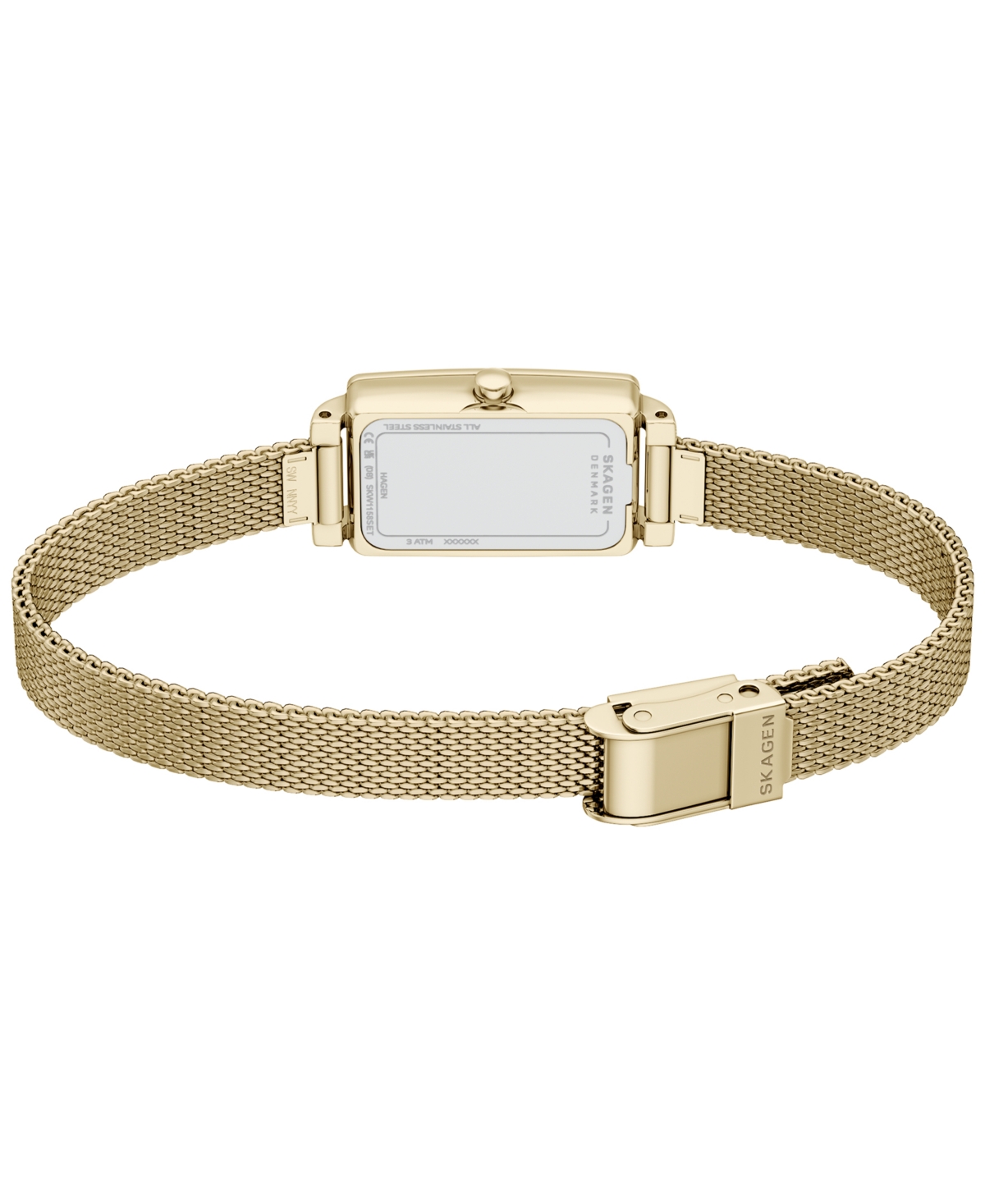 Skagen Women's Hagen Micro Gift Set Quartz Two-Hand Gold Stainless Steel Watch, 30mm