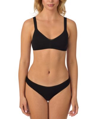 Women's Cabana Cotton Lace-Trim Bralette 010404