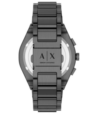 Armani Exchange Men's Sync Quartz Chronograph Gunmetal Stainless Steel Watch, 42mm
