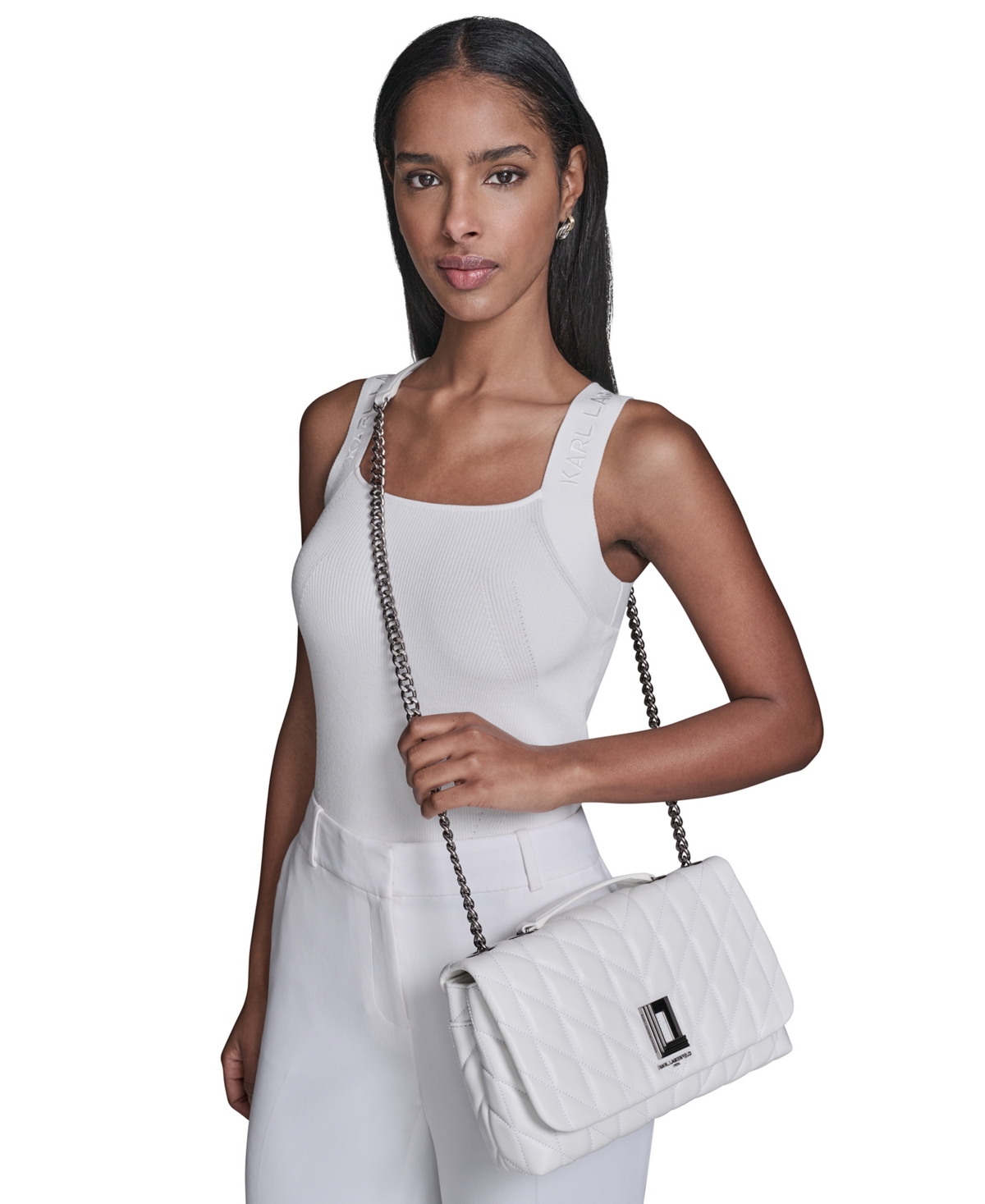 Karl Lagerfeld Paris Lafayette Small Shoulder Handbag