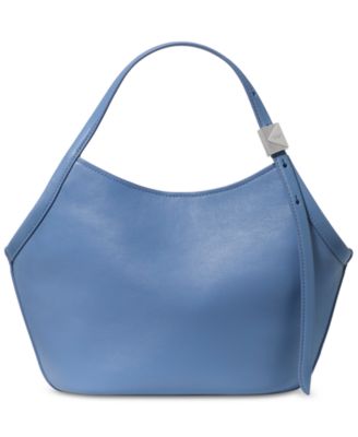 Deco Tulip Small Leather Tote Bag