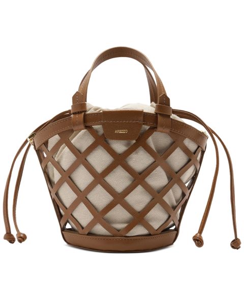 Женские сумки Arezzo Petra Small Leather Bucket