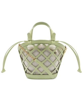 Petra Small Leather Bucket Handbag