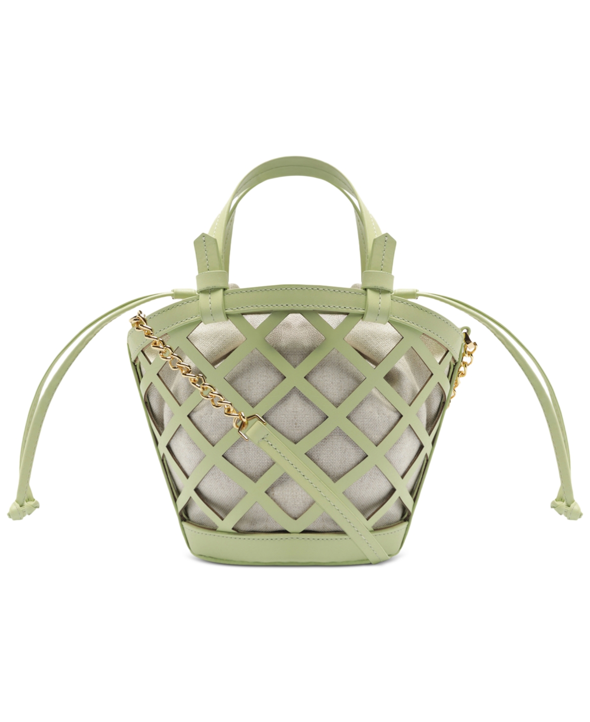Arezzo Petra Mini Leather Bucket Handbag
