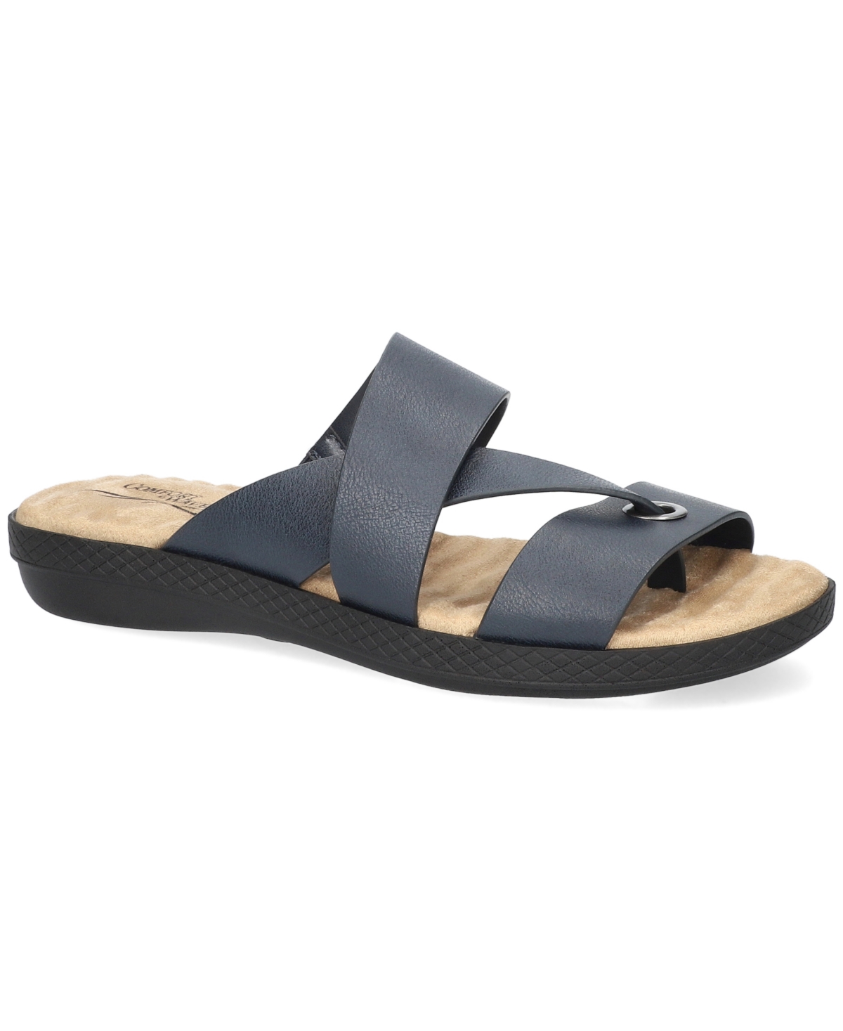 Easy Street Women's Gulf Slide Sandals - Navy