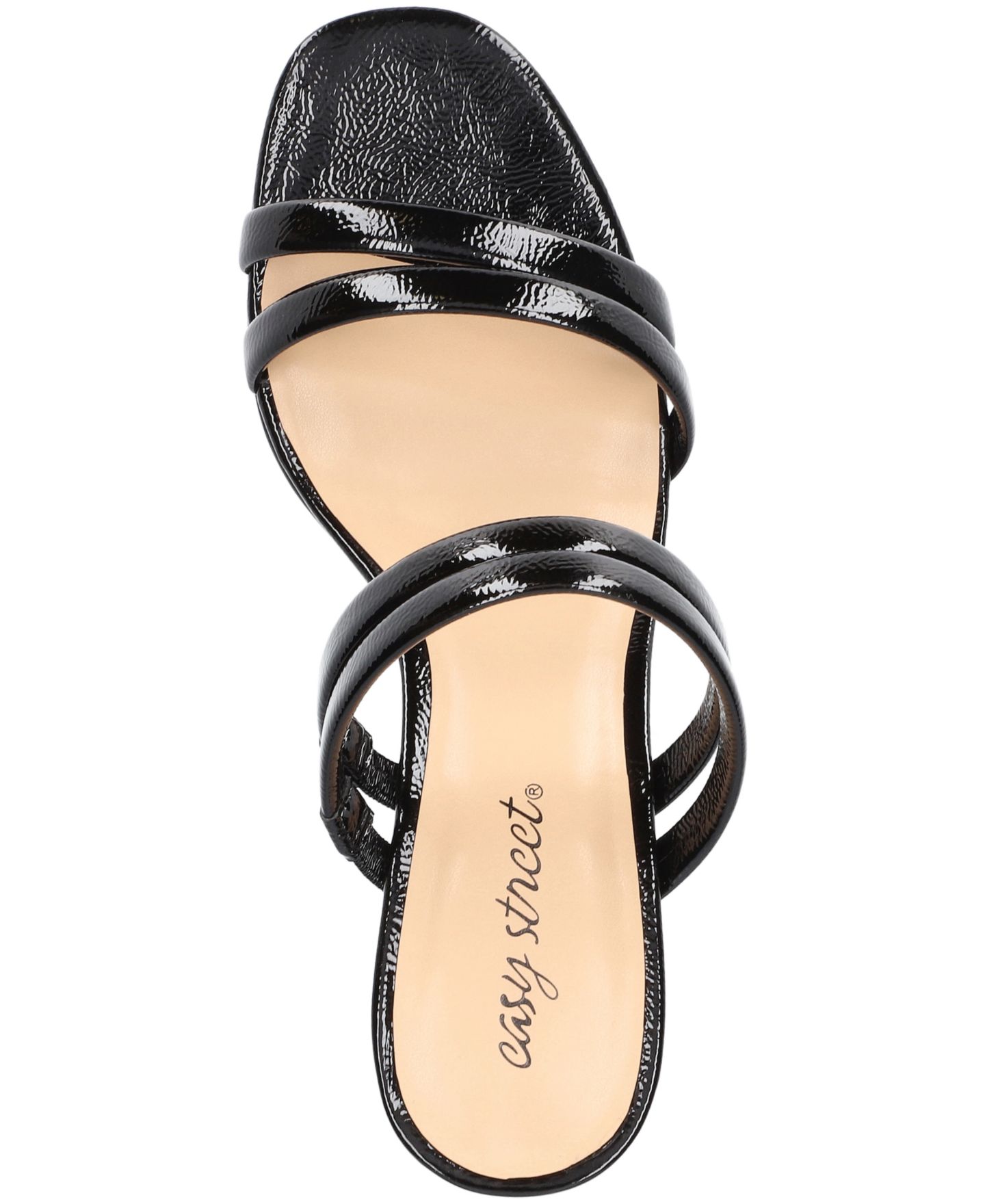 Женские сандалии Easy Street Jemma Heeled, цвет: Чёрный лаковый — фото 4