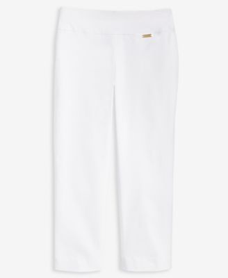 Petite Tummy-Control Pull-On Capri Pants