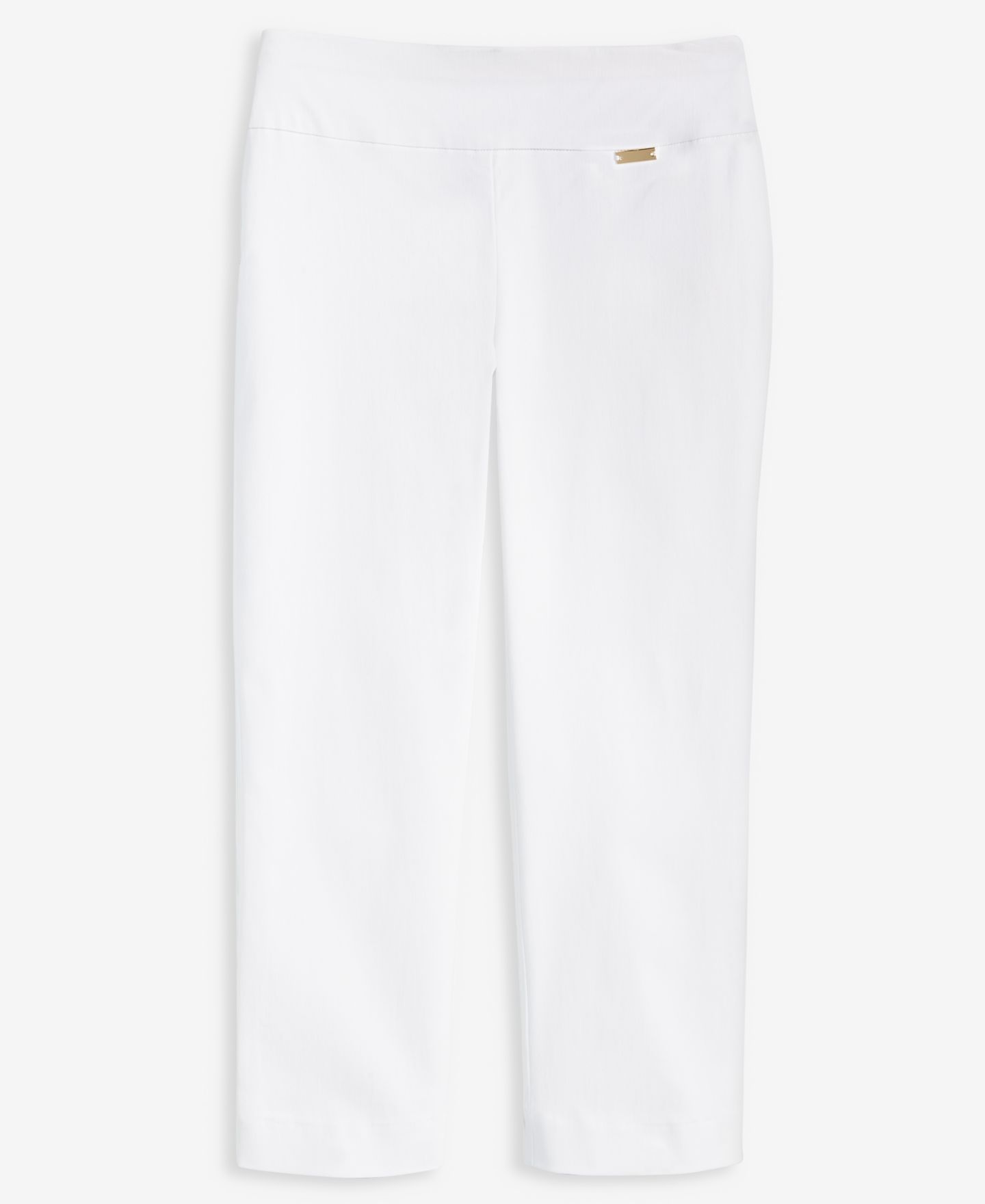 Женские брюки I.N.C. International Concepts Petite Tummy-Control Pull-On Capri, цвет: Яркий белый — фото 4