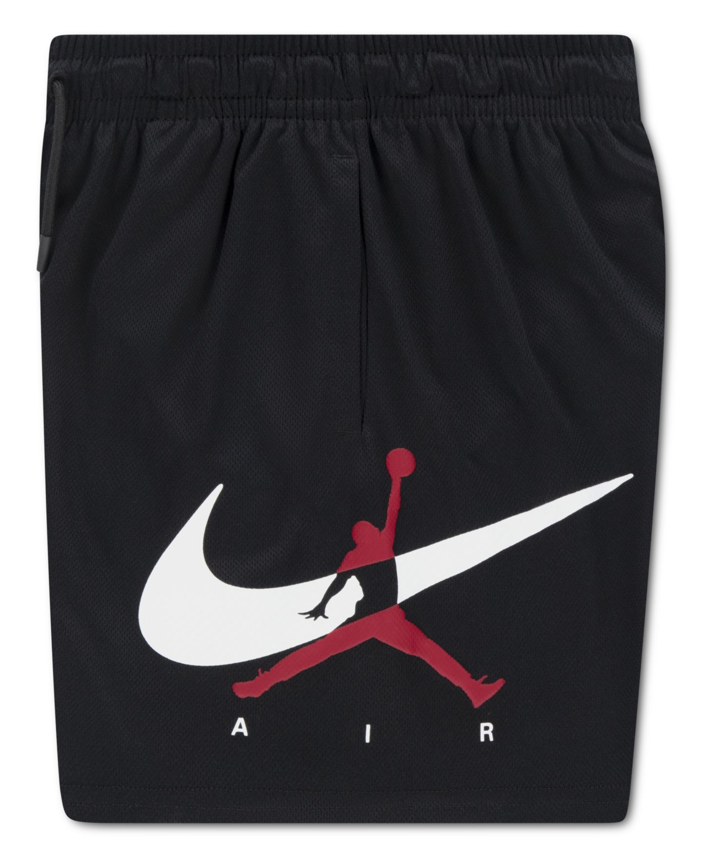 Шорты Jordan Graphic Varsity-Style Mesh Shorts для мальчиков, цвет: Чёрный — фото 5