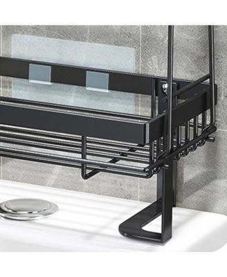 4.7" h Multifunctional Bathroom Storage Cabinet Space Saver No Drilling Installation