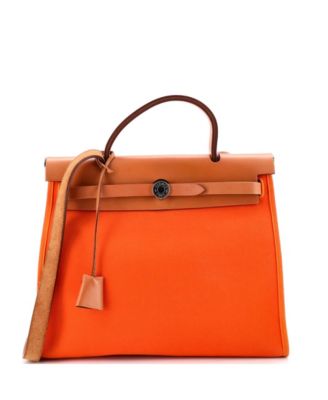 31 Herbag Zip Leather and Toile