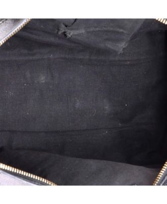 Medium City Classic Metallic Edge Bag Leather