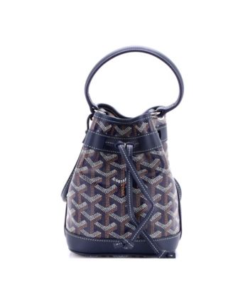Mini Petit Flot Bucket Bag Coated Canvas