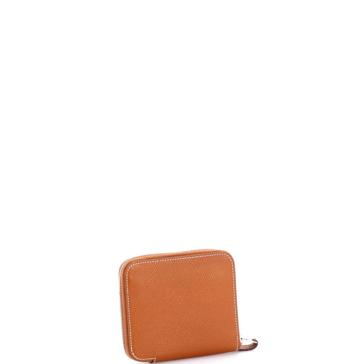 Compact Zipengo Chaine d'Ancre Card Holder Leather