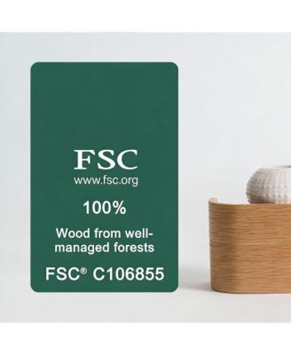 Modern Wall Coat Rack - 5 Hooks, Oak Veneer, Minimalist Design