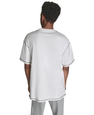 Men's Contrast Stitching Oversized T-Shirt