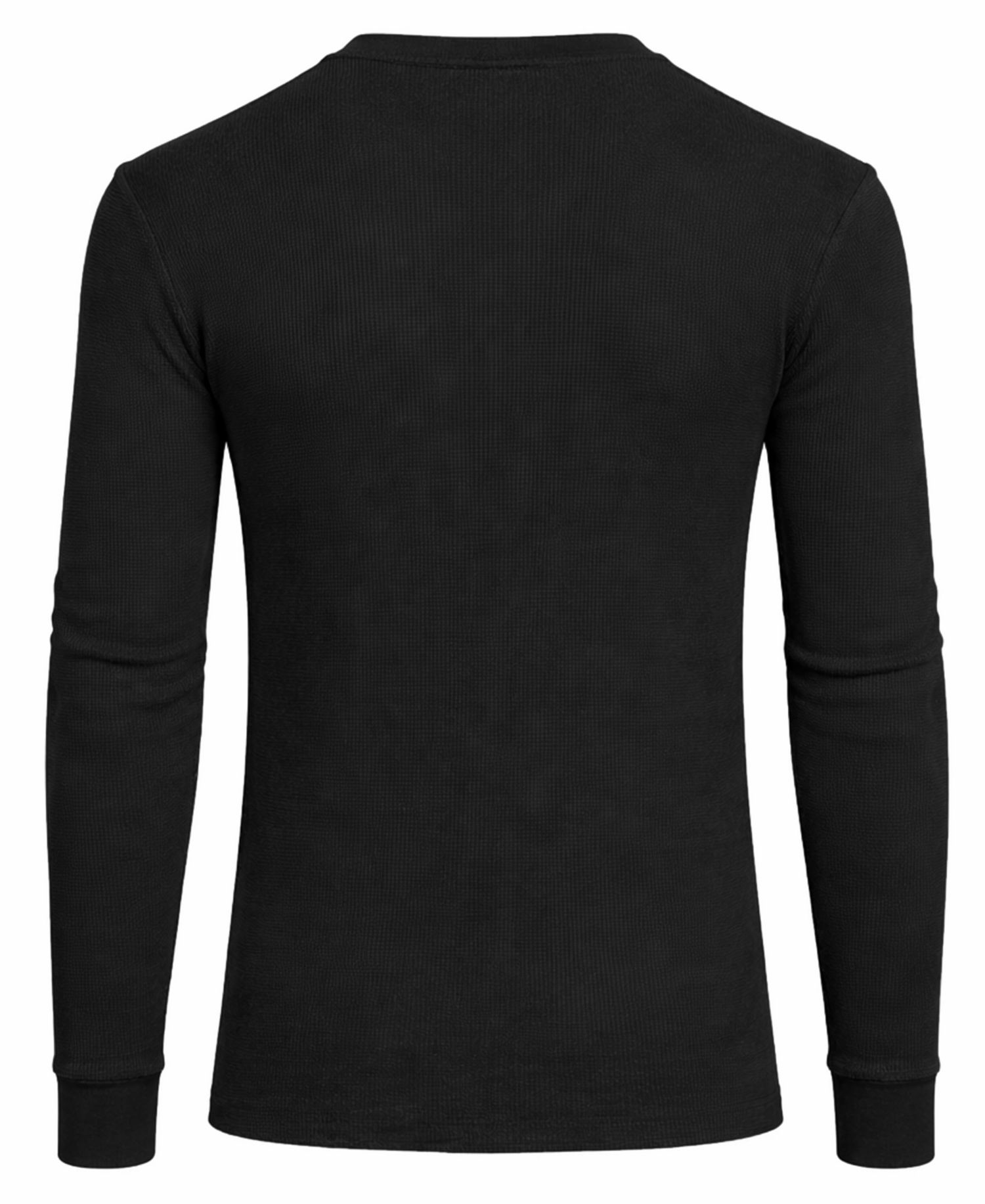 Men's Long-Sleeve Waffle-Knit V-Neck Thermal T-Shirt