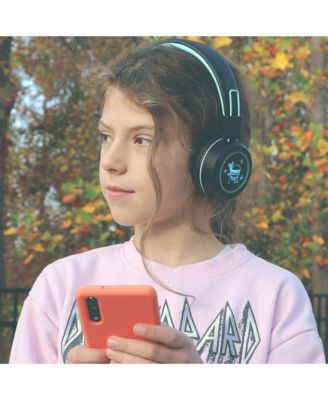 KidJamz KJ55BT (2 Pack) Bluetooth Wireless Headphones for Kids w/ LED Lights
