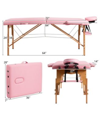 Portable Adjustable Facial Spa Bed with Carry Case