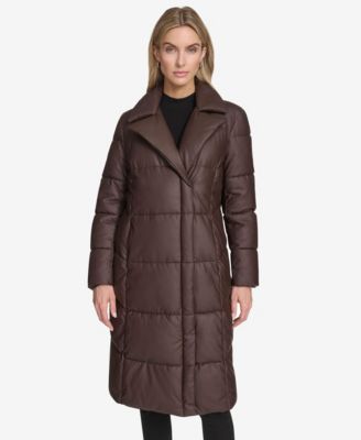 Women's Farren Quilted Faux Leather Puffer