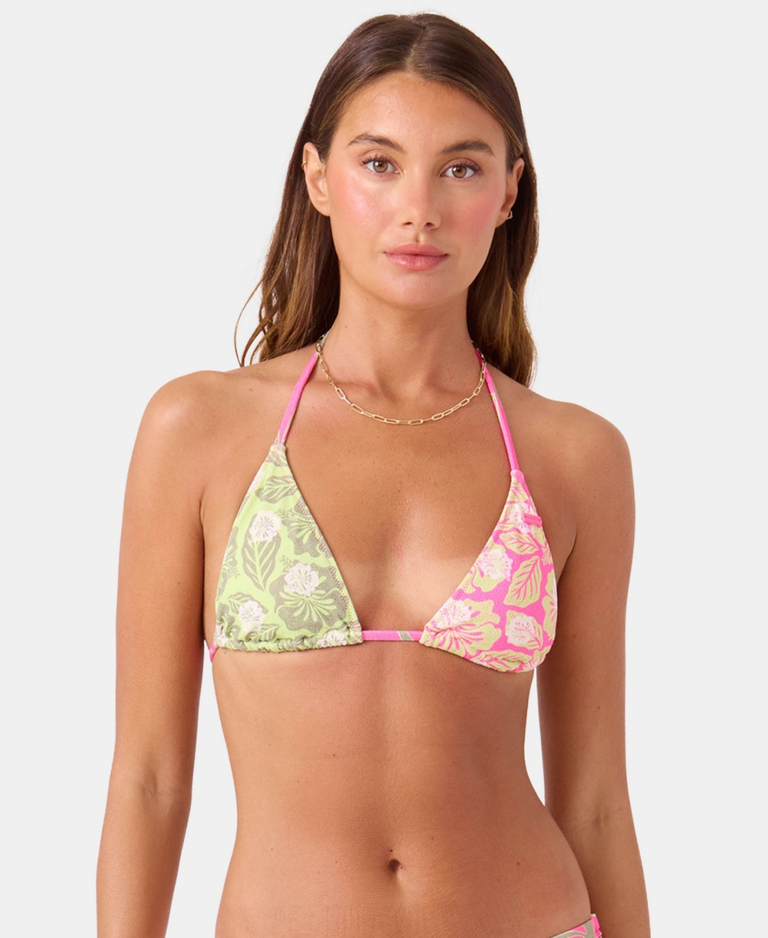 Juniors' Stay Wild Tiki Tringle Top and Hipster Bottoms