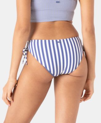 Juniors' Stripe Out Lace Hipster Bottoms