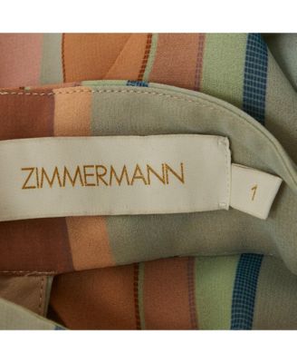 Women's Multicolour Striped Picnic Pleated Midi Dress