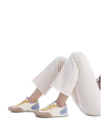 Women's Casual Suede Lace-Up Sneakers