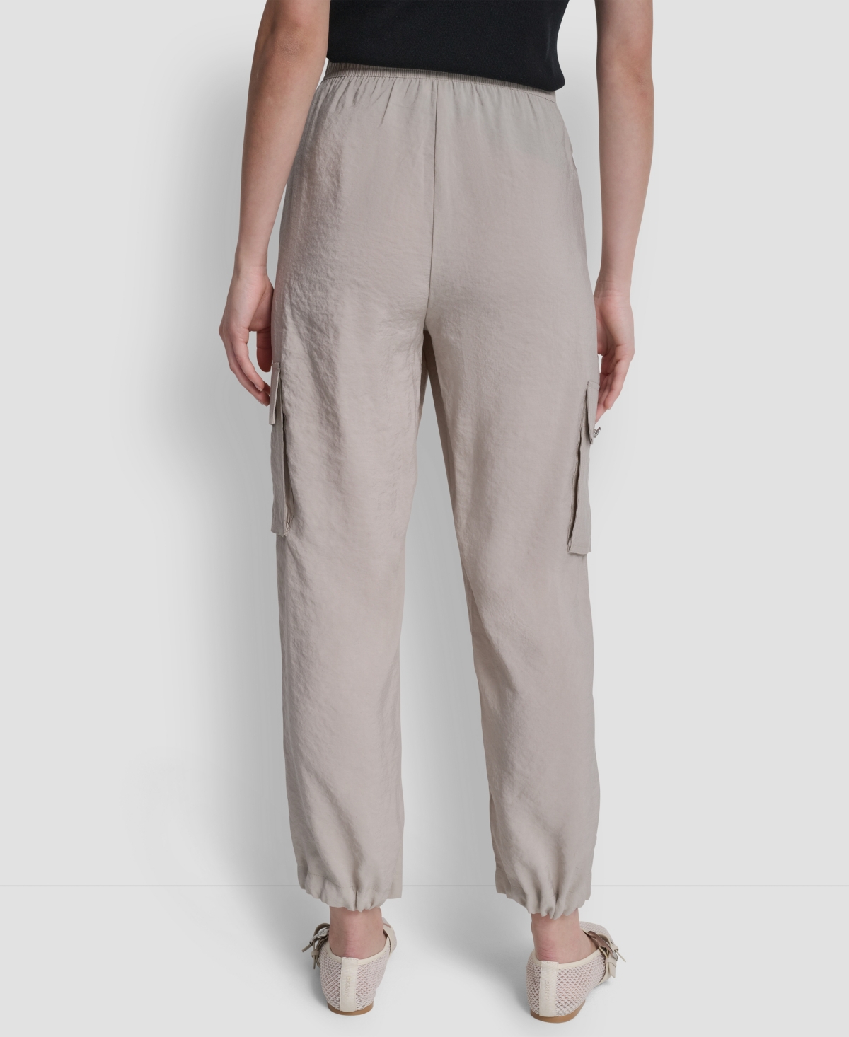 Dkny Women's Tumbled Twill Cargo Pants