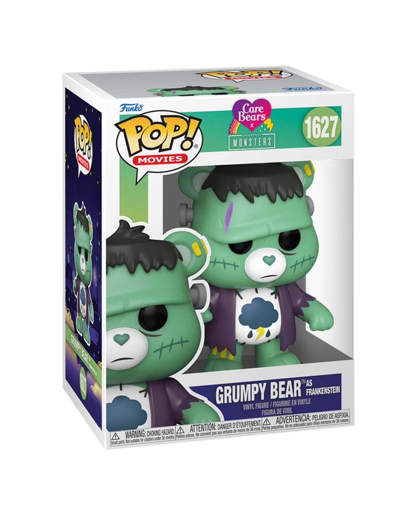 Детская фигурка Funko Care Bears X Universal Monsters POP Grumpy Bear as Frankenstein — фото 4