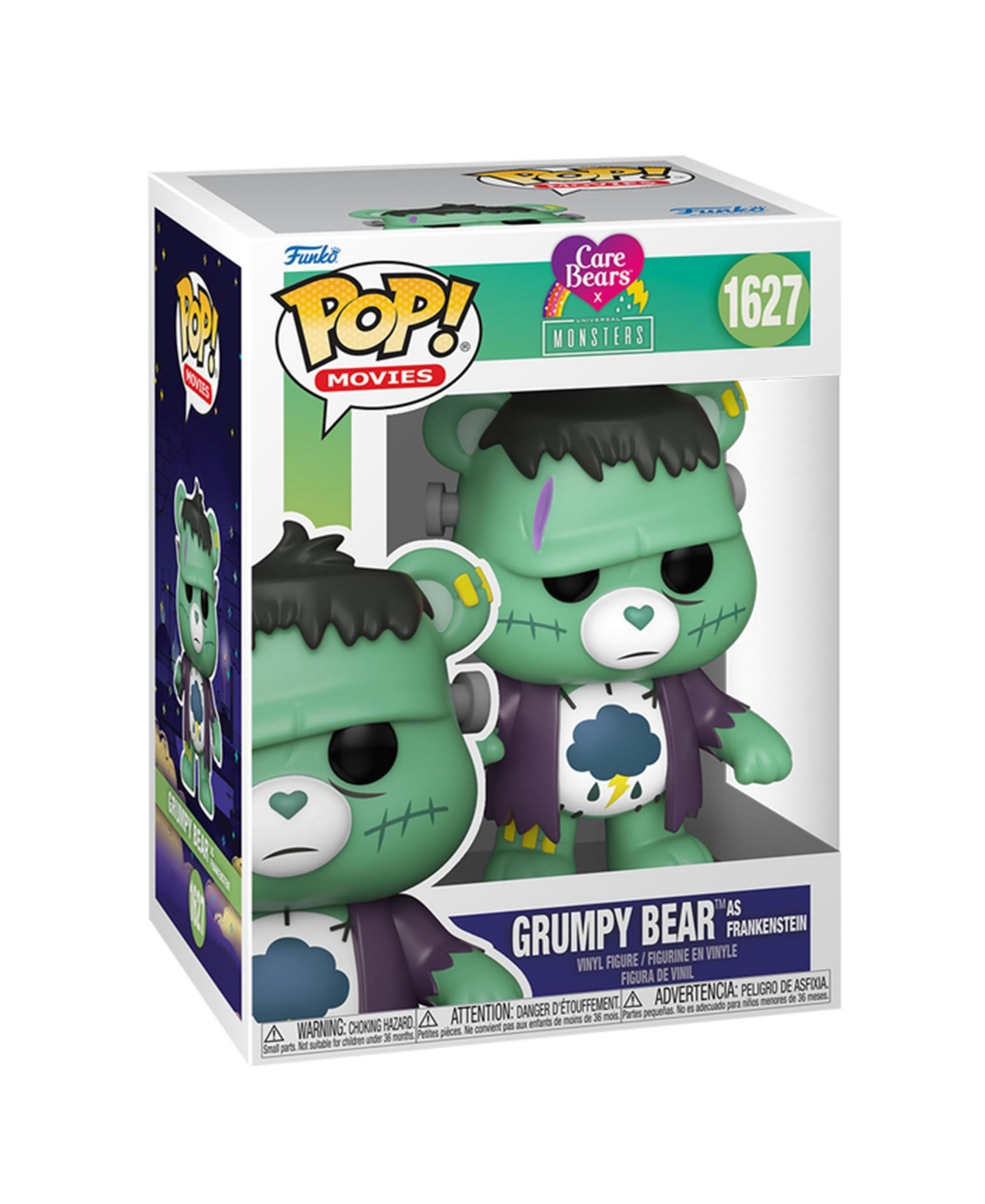 Funko Care Bears X Universal Monsters Pop | Grumpy Bear as Frankenstein
