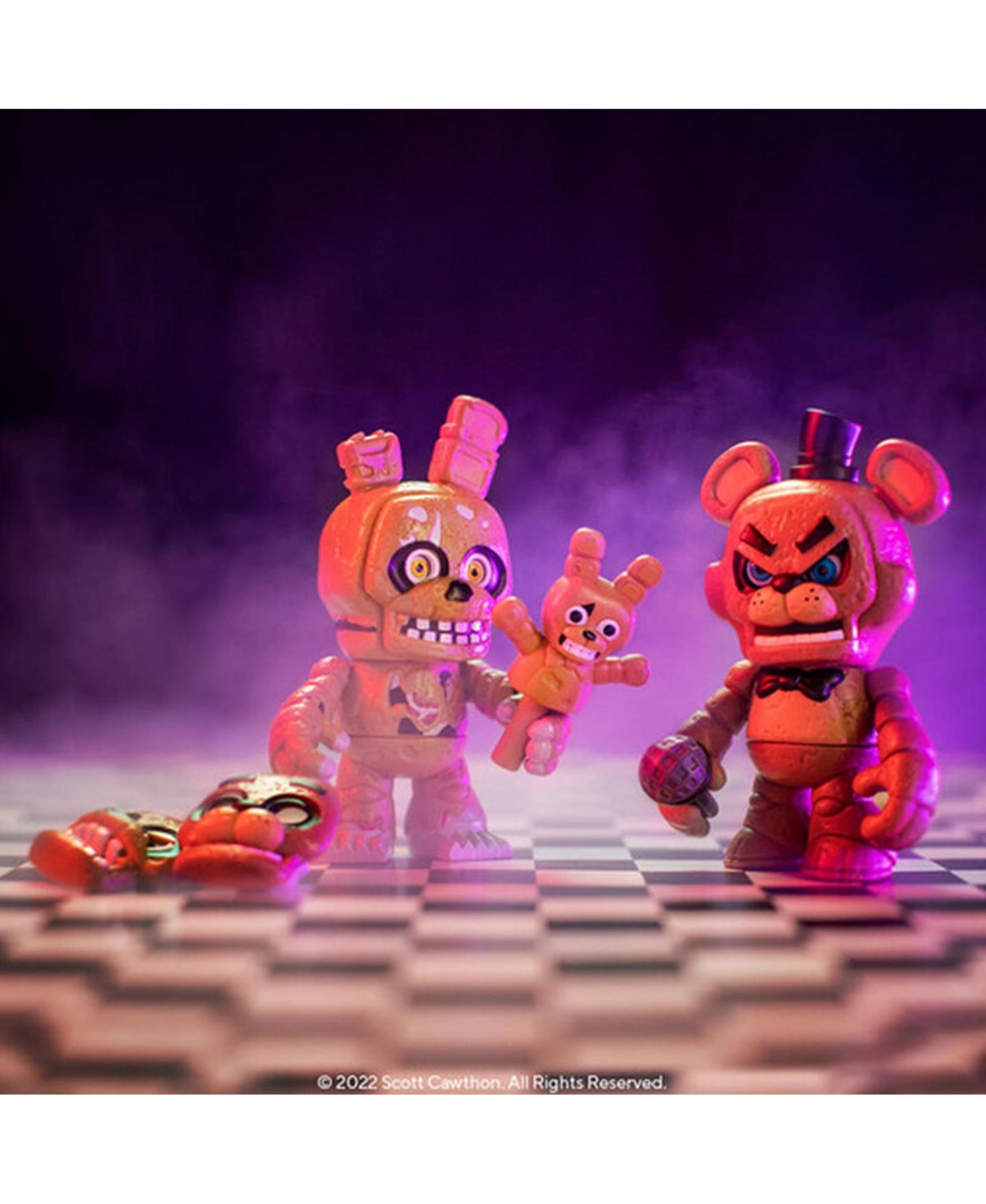 Детские фигурки Funko Snaps! Five Nights At Freddy's Freddy Fazbear & Springtrap 3.5" Snap Figures, 2-Pack — фото 5