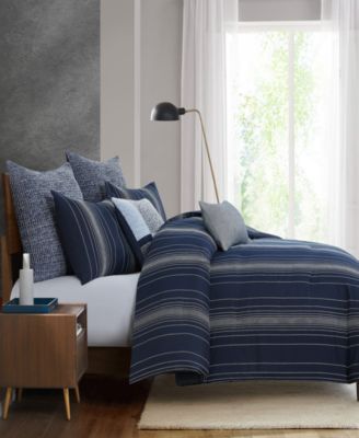 Harper Striped 3-Pc. Comforter Set, King