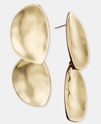 Sculptural Oval Statement Earrings