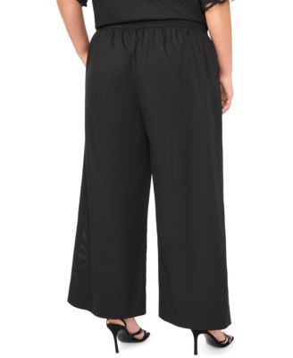 Plus Size Wide Leg Pants