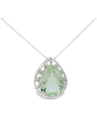 Sky Blue Topaz Pendant Necklace (8.3 ct. t.w.) in Sterling Silver