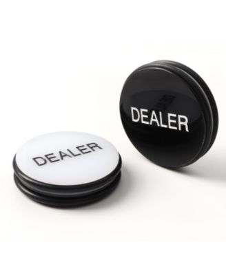 1-Pack 3" Double-Sided Casino Grade Acrylic Craps ON/Off Puck Buttons for Casino Poker Nights