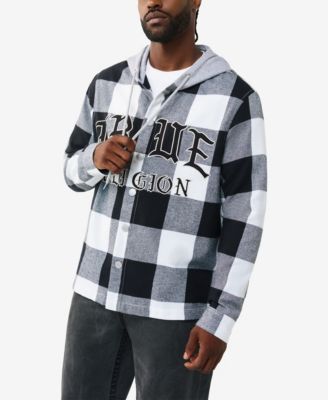 Men's Hooded Flannel Shirt