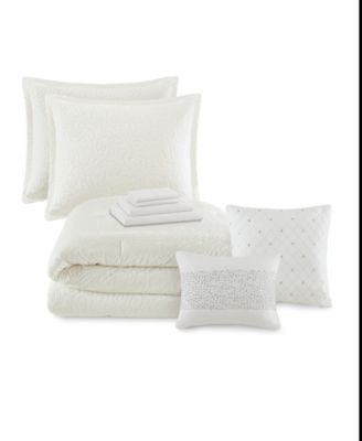 Blanca Floral 9-Pc. Comforter Set, Full