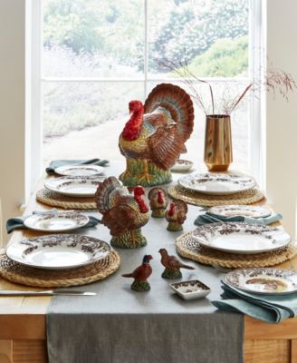 Woodland Turkey Octogonal Platter