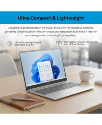 OmniBook 5 16t-ba100 Premium Traditional Laptop 16" FHD Touchscreen Intel Core Ultra 7 255U Intel Graphics 16GB RAM 512GB SSD Windows 11 Home