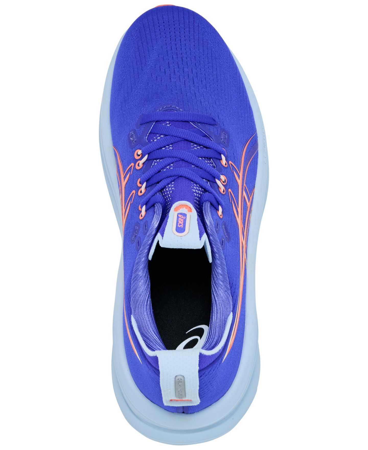 Женские кроссовки Asics Gel-Nimbus 28 Running, цвет: Кобальтовый / Коралловый — фото 5