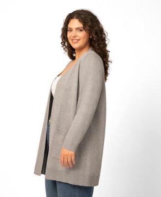 Plus Size  Open-Front Cardigan Sweater