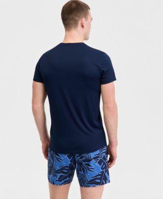 BOSS by Men's Short-Sleeve Rashguard Swim Shirt