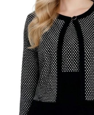 Women's 3/4-Sleeve Jacket and Dress Set