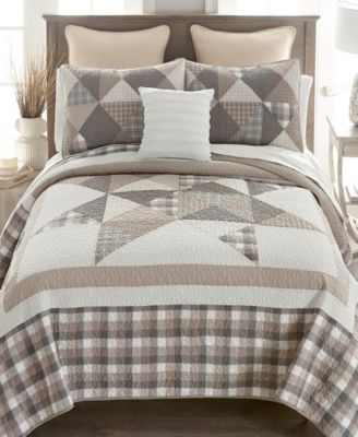 Smoky Star 3-Pc. Quilt Set, Queen