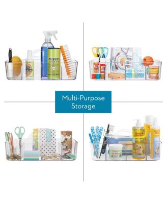 Plastic Cosmetic Organizer Tote - Clear Bin