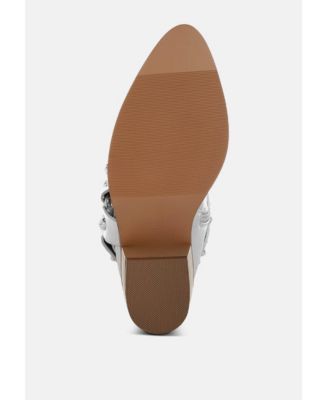 Womens Altair Studded Harness Detail Boots