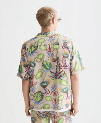 Men's Printed Short-Sleeve Shirt