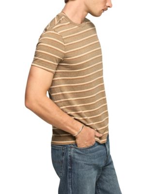 Men's Venice Burnout Stripe Crew Neck T-Shirt